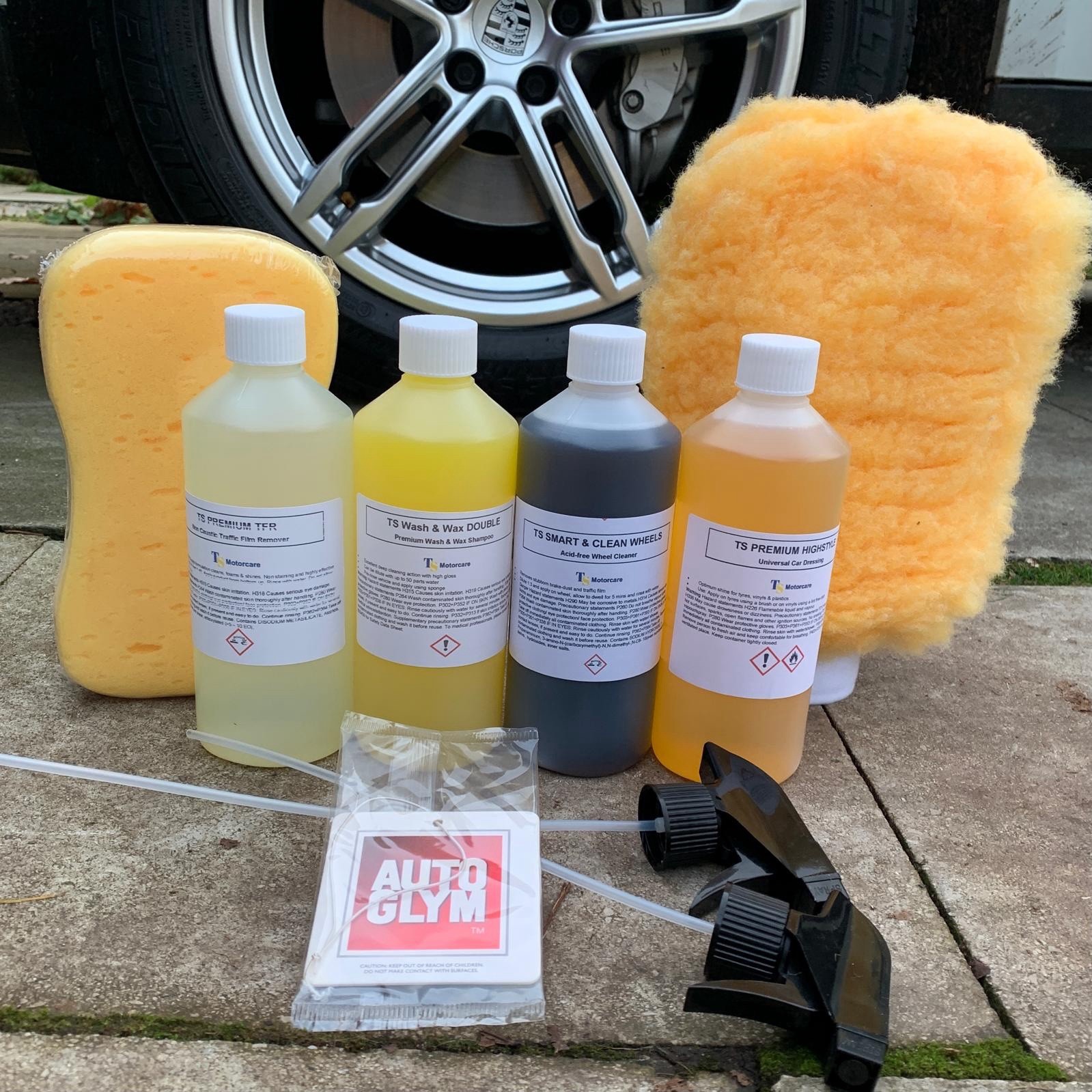 TS EXTERIOR Car Valeting Cleaning Kit + Autoglym RRP £79 Ideal Gift