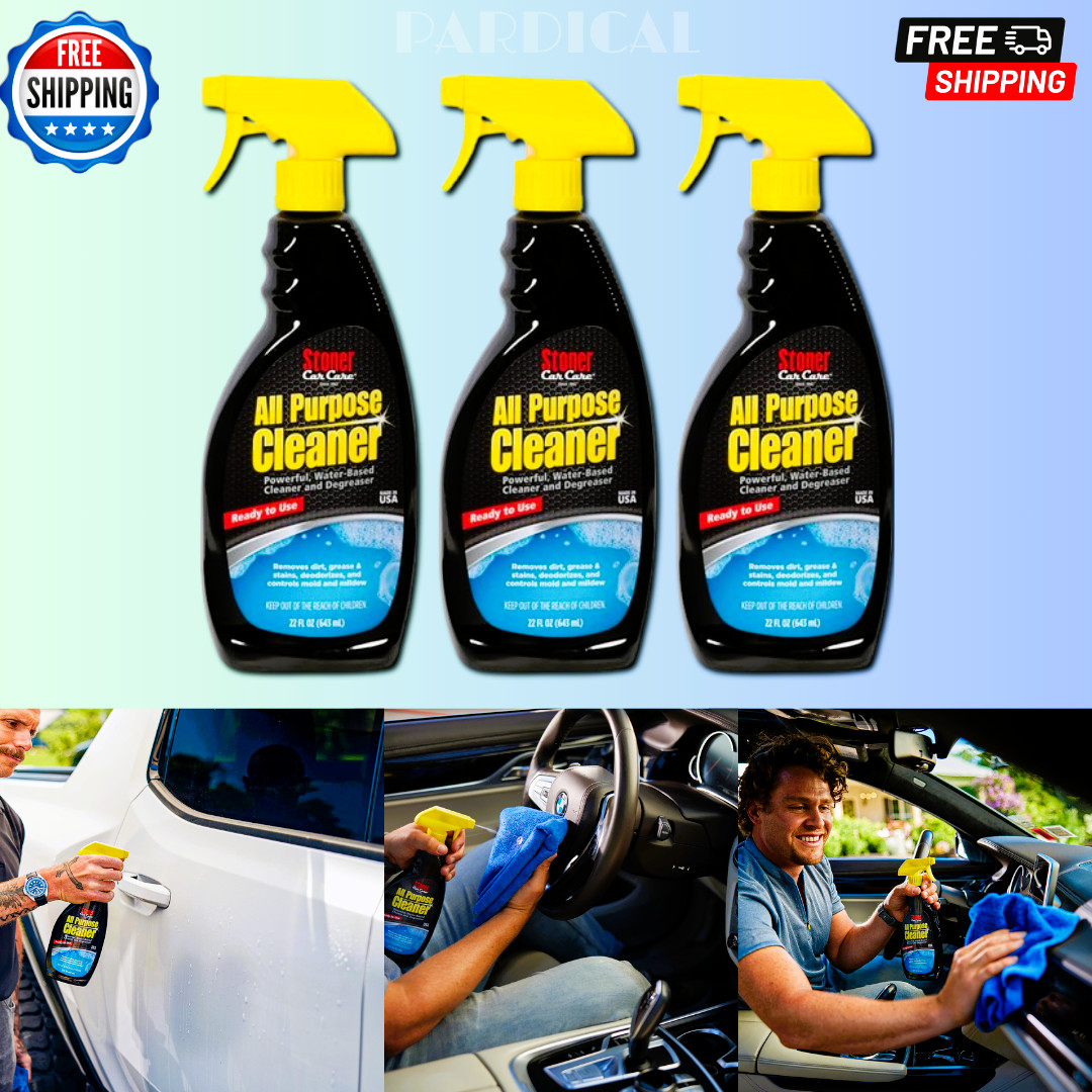Stoner Car Care 92694 All Purpose Cleaner Powerful Water-Based Cleaner, 3-Pack