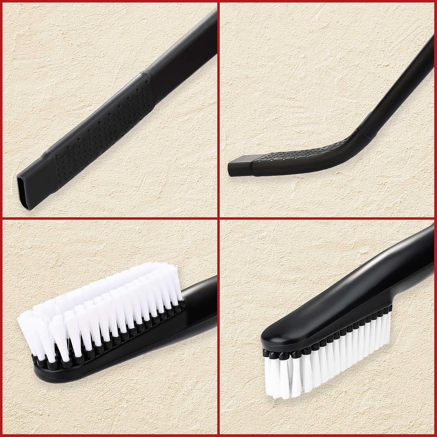 Car Cleaning Kit Crevice Tool Auto Brush Vacuum Accessories 2pcs