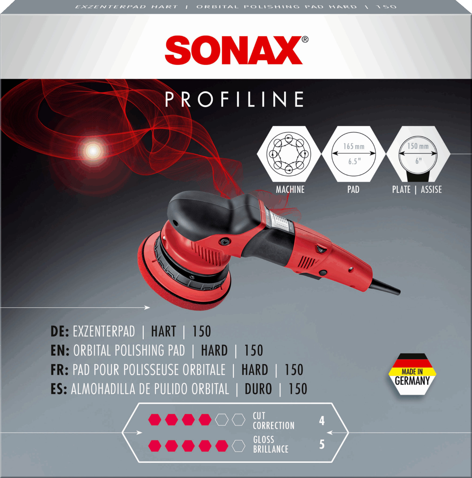 SONAX Orbital Polishing Pad Hard 150mm
