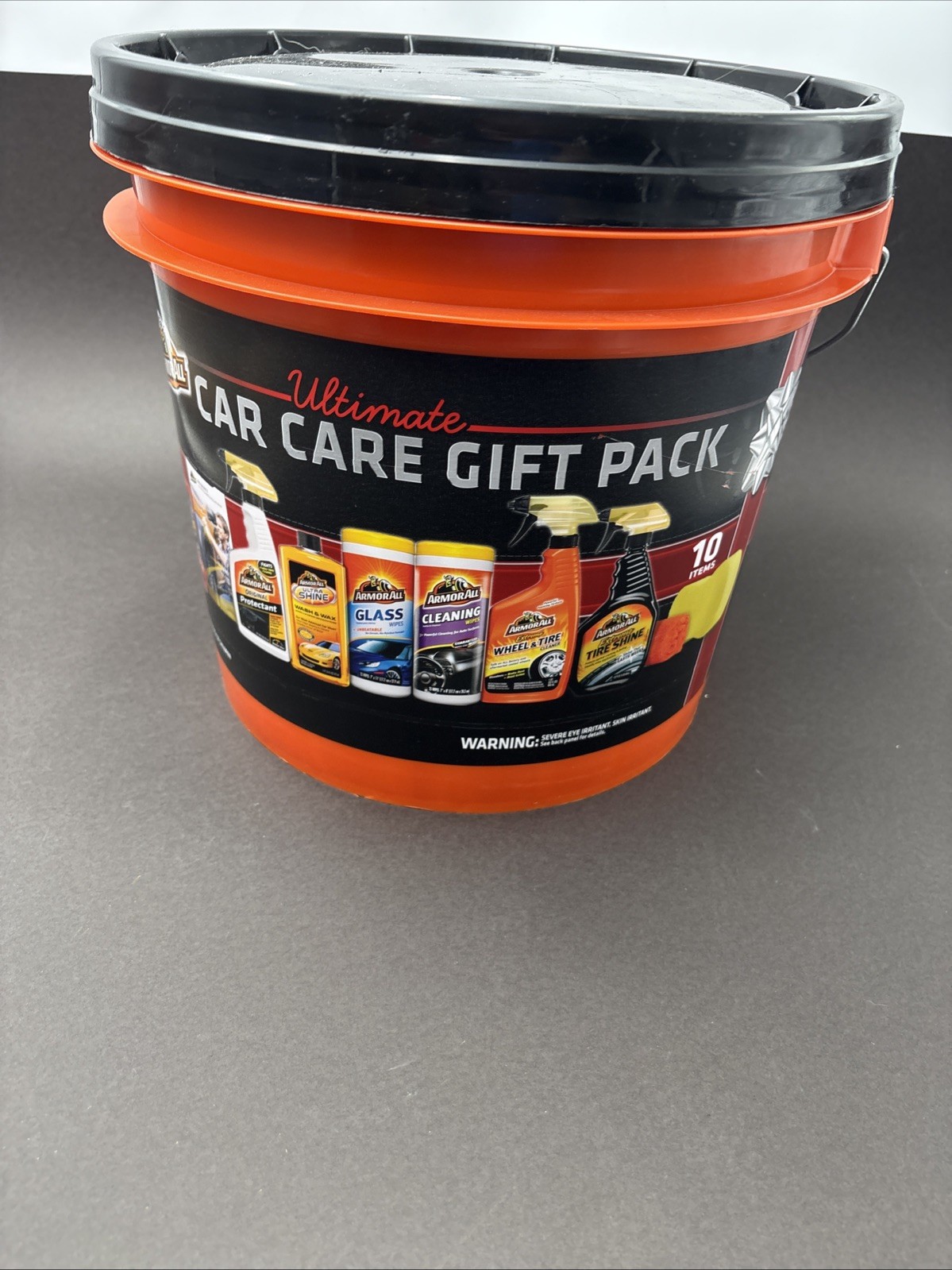 Armor All Car Care Cleaning Kit, Car Detailing 8-Piece Bucket, Wash, Polish, Wax