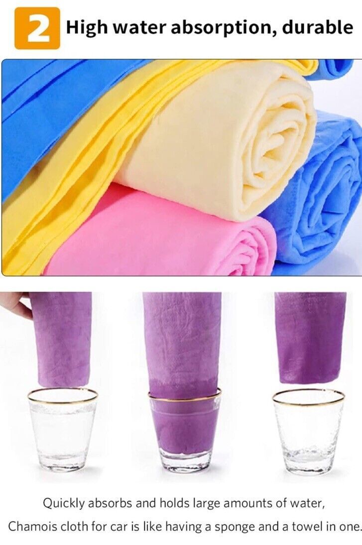 Drying Synthetic Chamois Towel Car Wash Cleaning Cloth Absorbent for Car