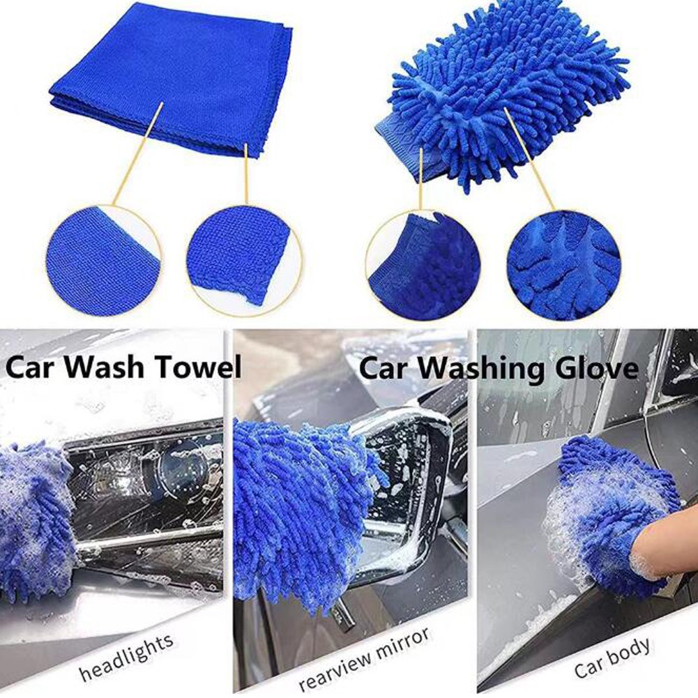 25pcs Car Detailing Brush Set Automobile Wash Cleaning Tools Kit Detailing RBKR
