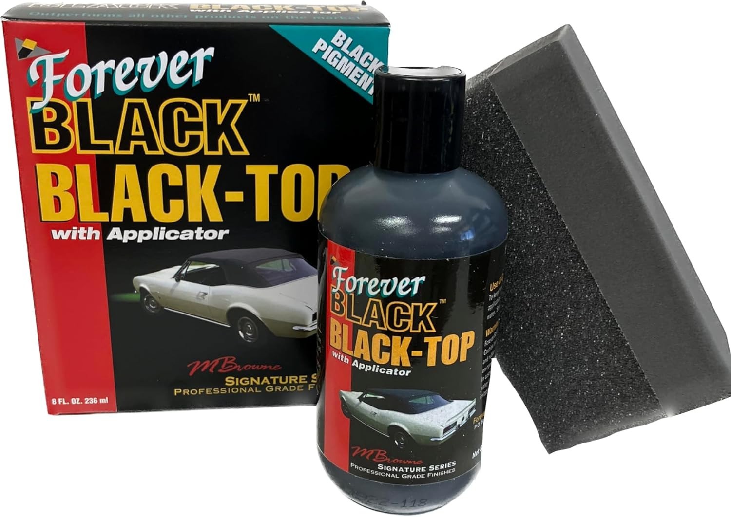 Forever Car Care Products FB813 Black Black Top Gel and Foam Applicator