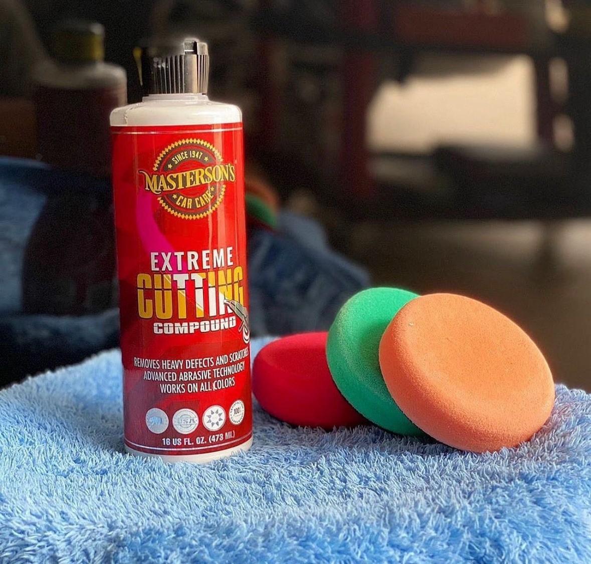 Masterson’s Car Care Extreme Cutting Compound 16OZ Bottle