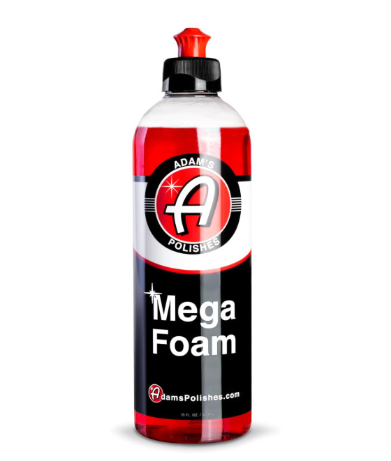 Adam’s Mega Foam 16oz pH Neutral Car Wash Soap Foam Guns, Safe on Wax & Coatings