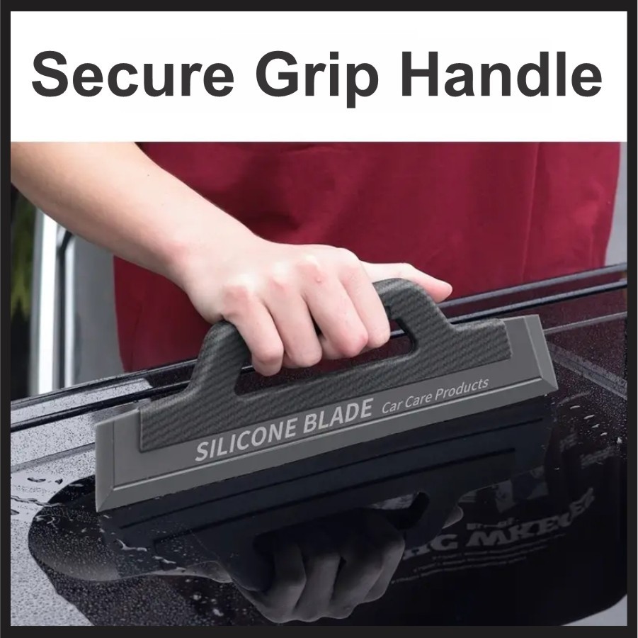 Silicone Car Wiper Blade Large Handle, Scratch Resistant, Wash, Rain, and Snow
