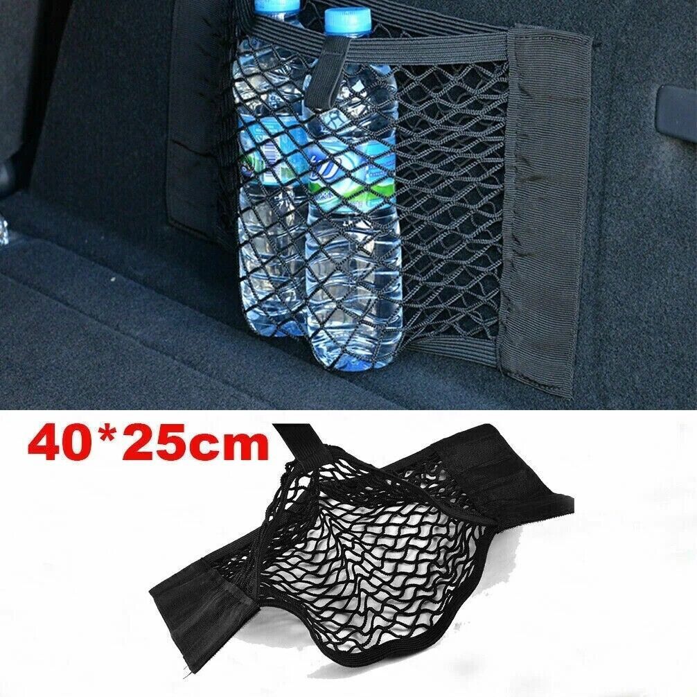 Rear Mesh Trunk Seat String Net Universal Storage For Car Back Pocket Organizer