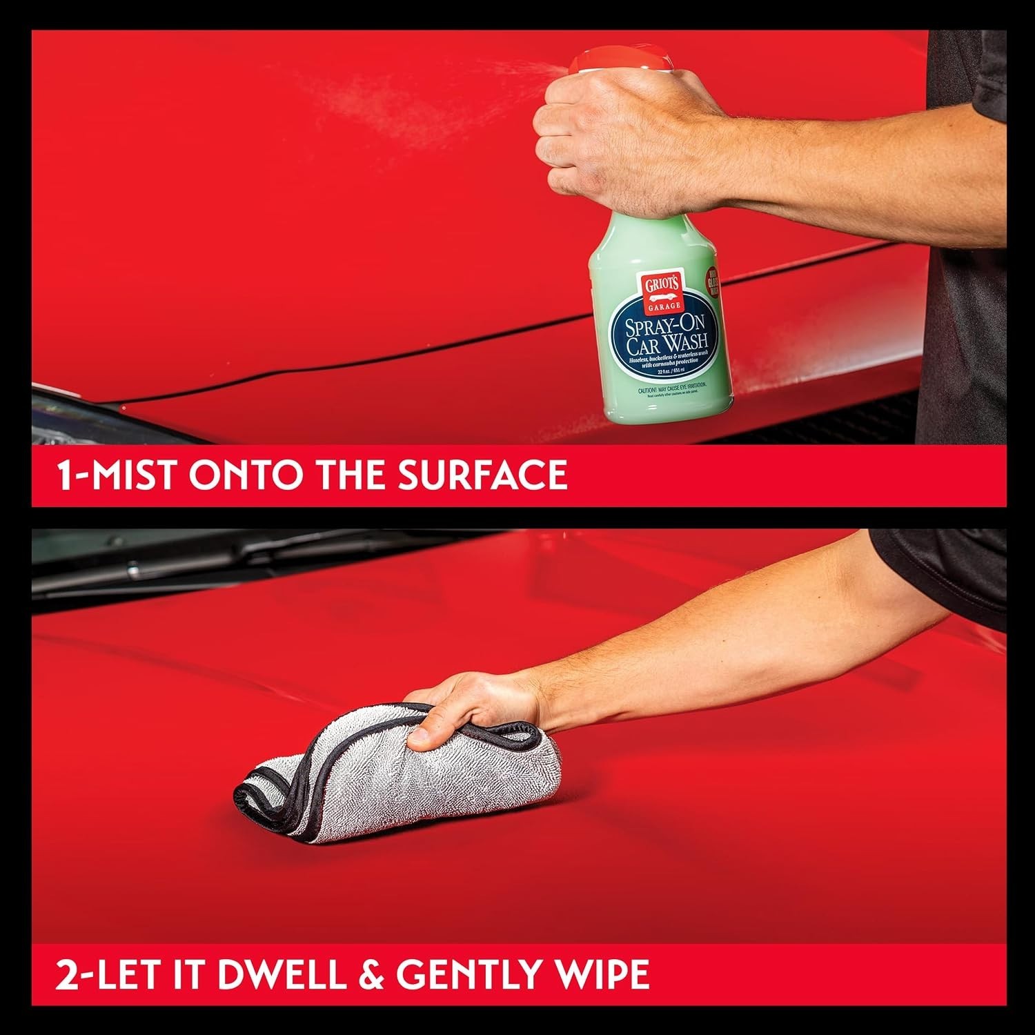 1 Gallon Spray-On Car Wash – Streak-Free, No Rinse Needed, Waterless Solution