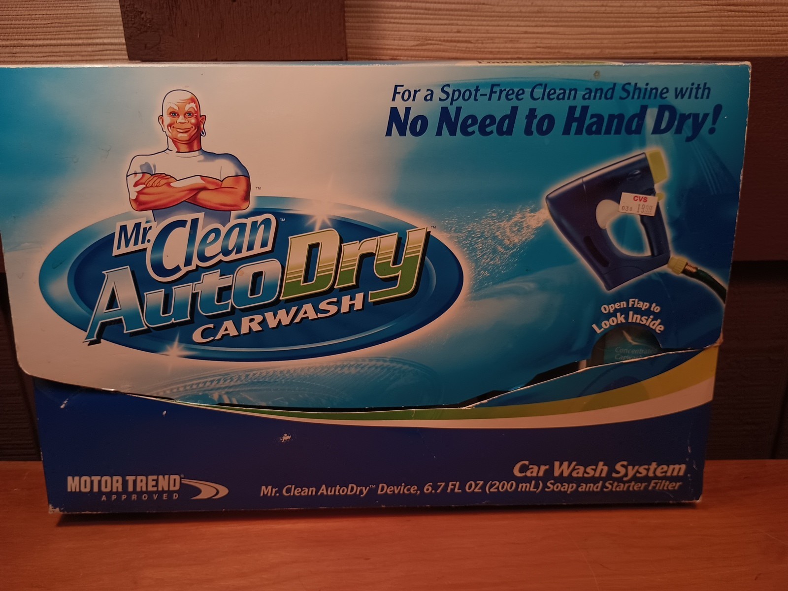 Mr Clean Auto Dry Car Wash Spot-Free Clean & Shine Spray System Starter Kit