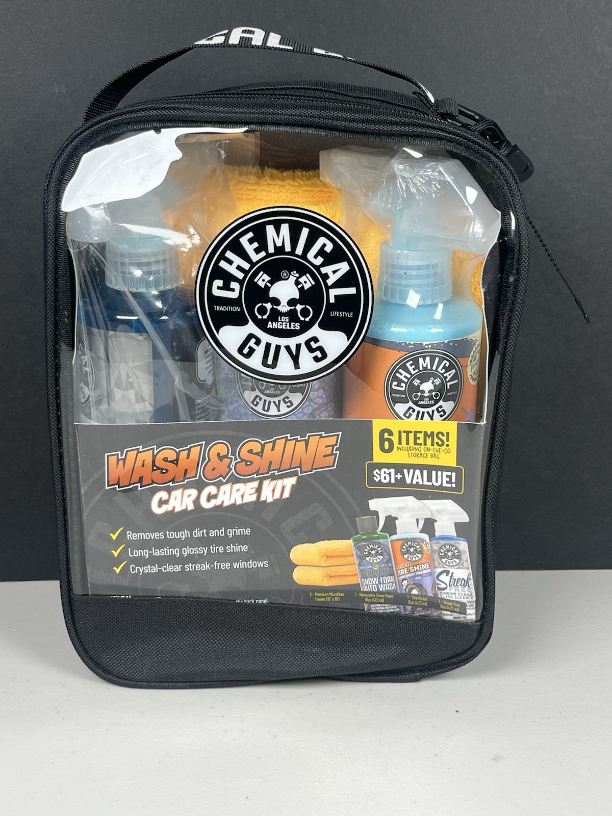 Chemical Guys Wash And Shine Car Care Kit Six Items Brand New