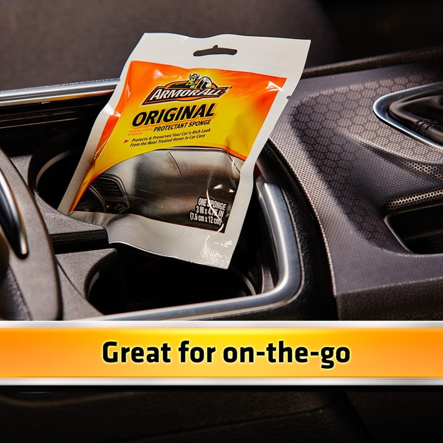 Armor All Protectant Sponge – Unscented Vehicle Cleaning for Lasting Shine
