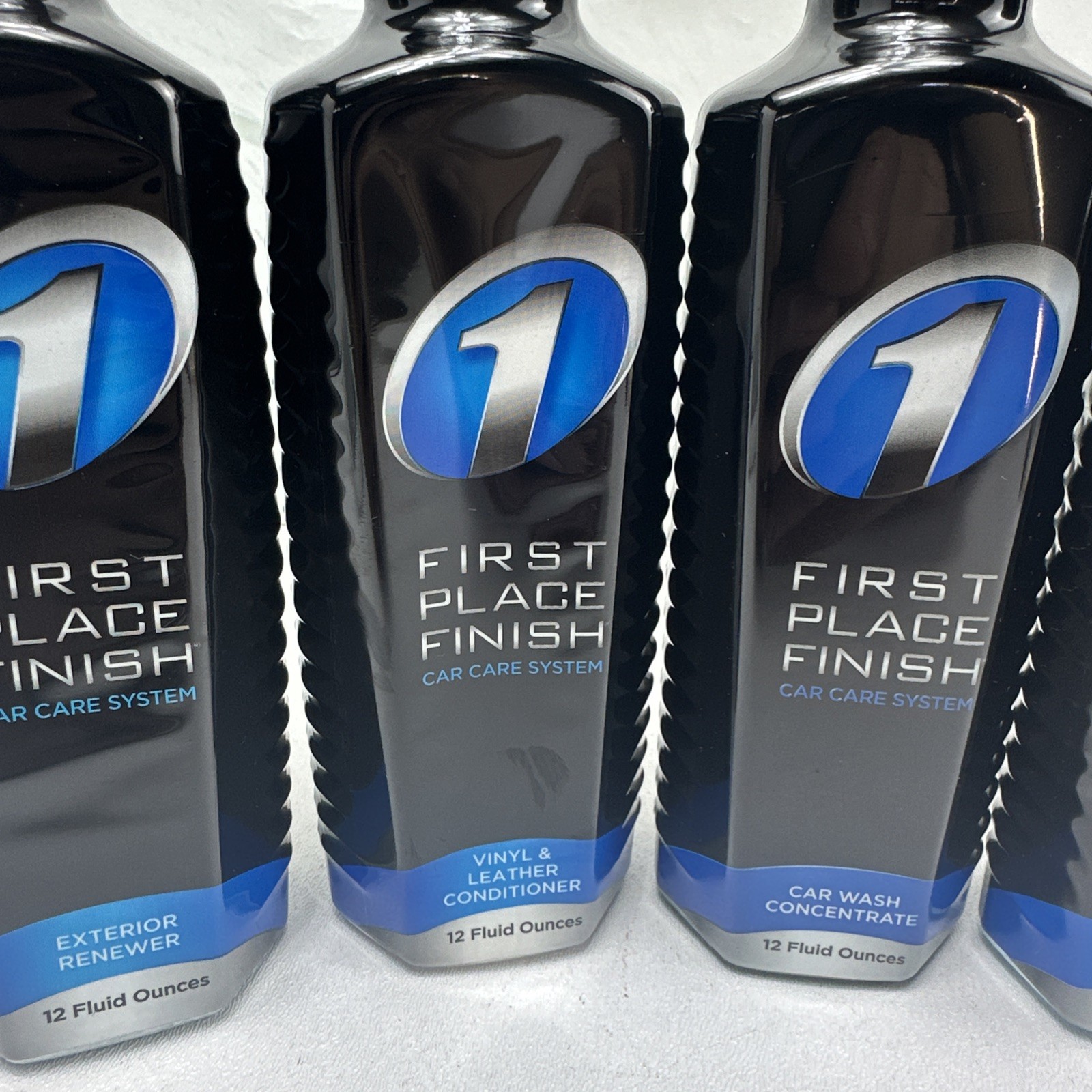 First Place Finish Car Care Products System 12 OZ. Kit 4 Bottle Set ~ 12 oz ea.