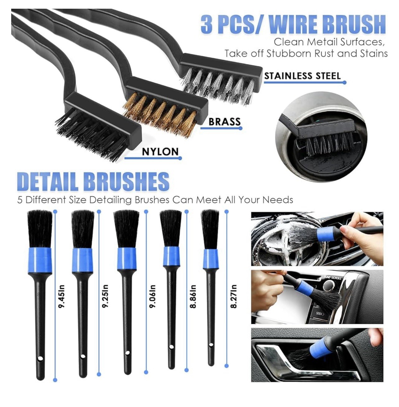 Viewsun 17piece Car Cleaning Kit With High Powered Hand Held Vacuum