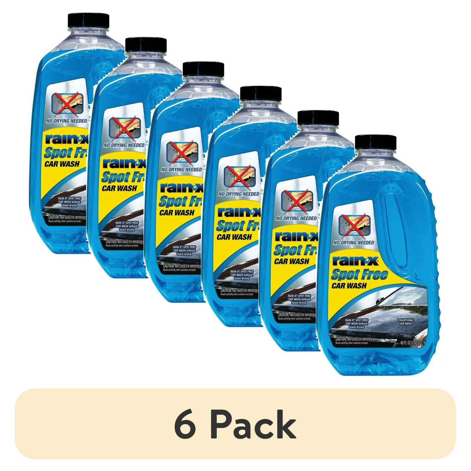 (6 pack) Rain-X Spot-Free Car Wash, 48 Oz – 620073W