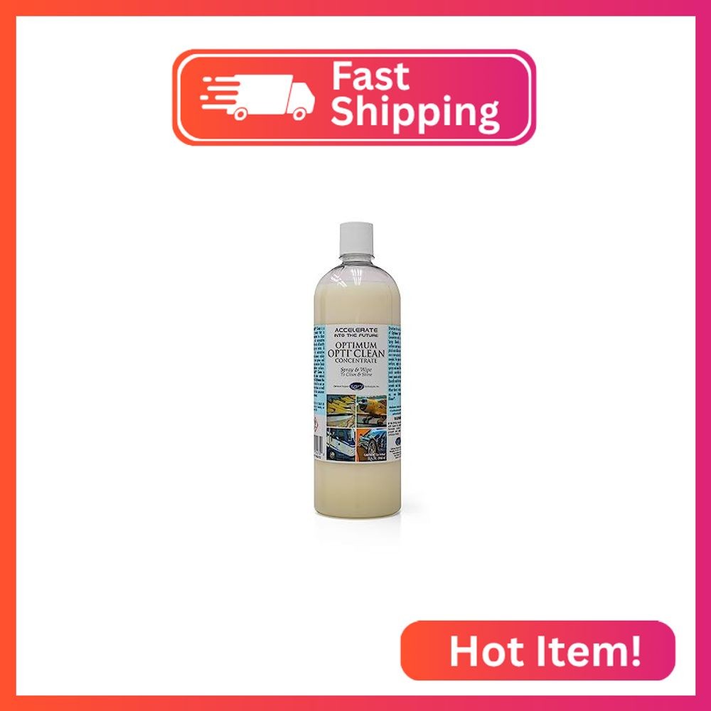 Optimum Opti-Clean Waterless Wash and Protect – Concentrated Waterless Car Clean