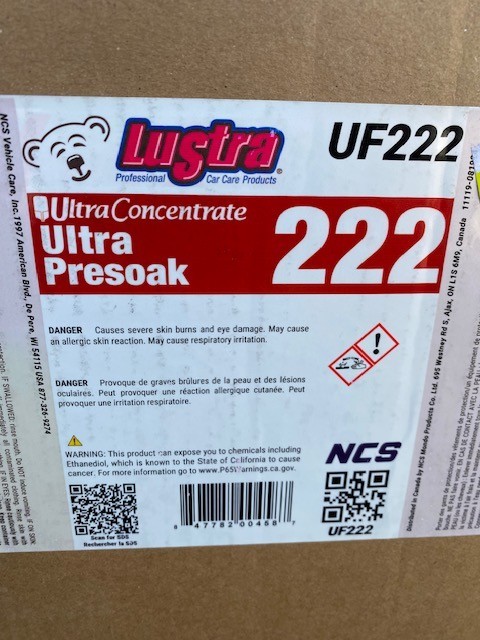 Lustra Ultra Concentrate Ultra Presoak 222 – 4 GALLONS