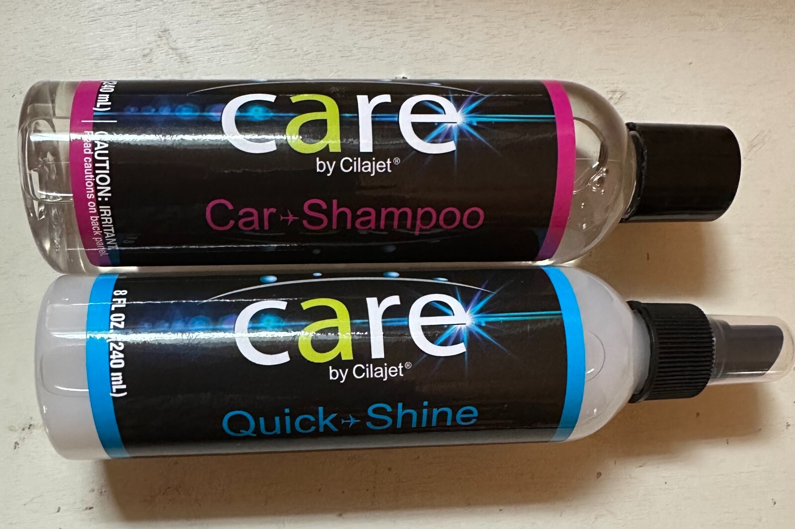 Cilajet Car Care – 4 -8 oz. Bottles – Soap & Shampoo