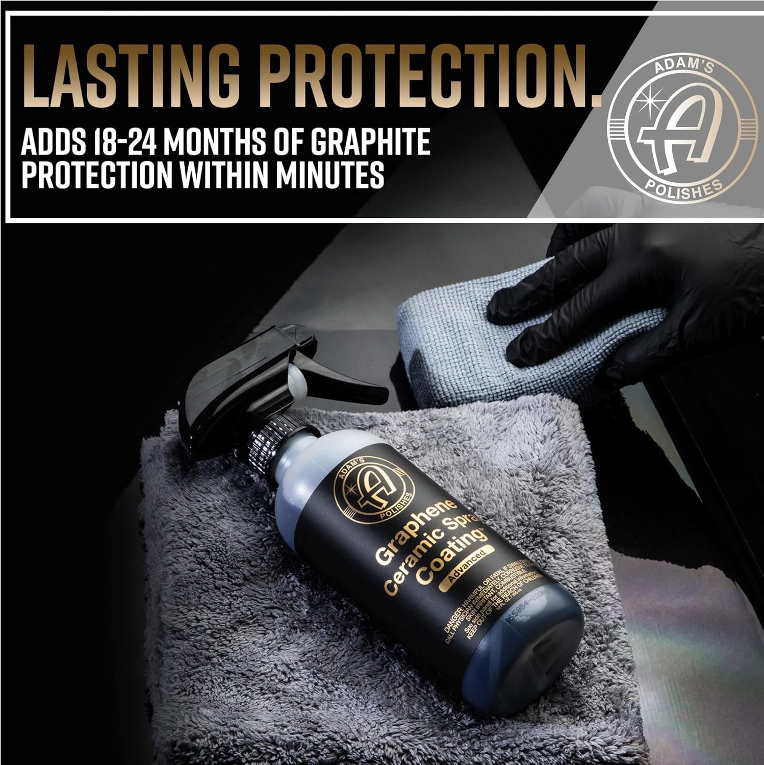 Kit de Recubrimiento Cerámico con Grafeno, Spray 18+ Meses para Autos y Motos