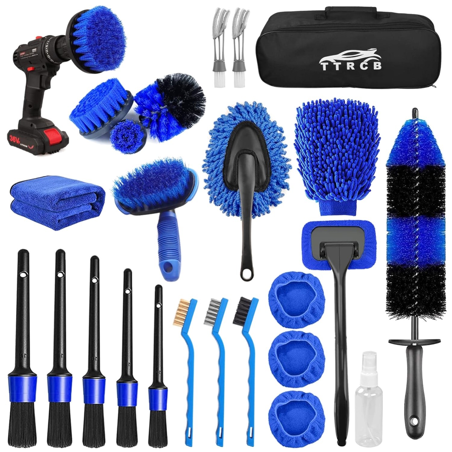 Essential Car Detailing Supplies – 26 Pcs