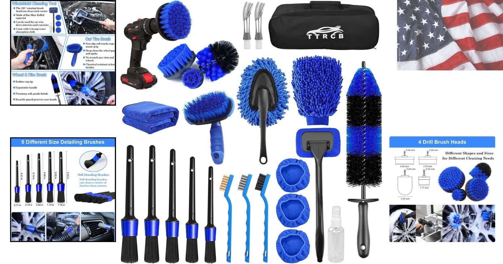 26Pcs Car Detailing , Car Detailing Kit, Car Detailing Brushes, Car Cleaning …