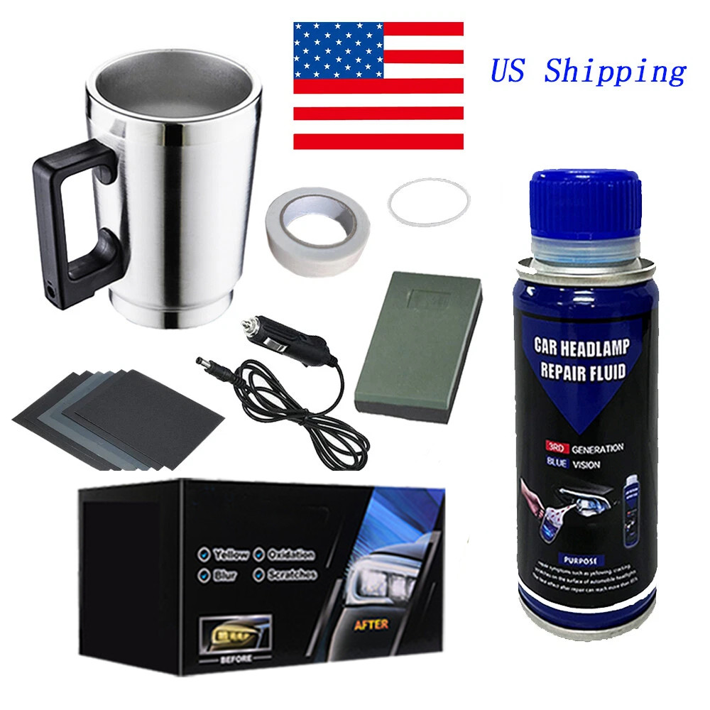 2/800g Car Headlight Repair Liquid Headlamp Polymer Chemical Polish Refurbish