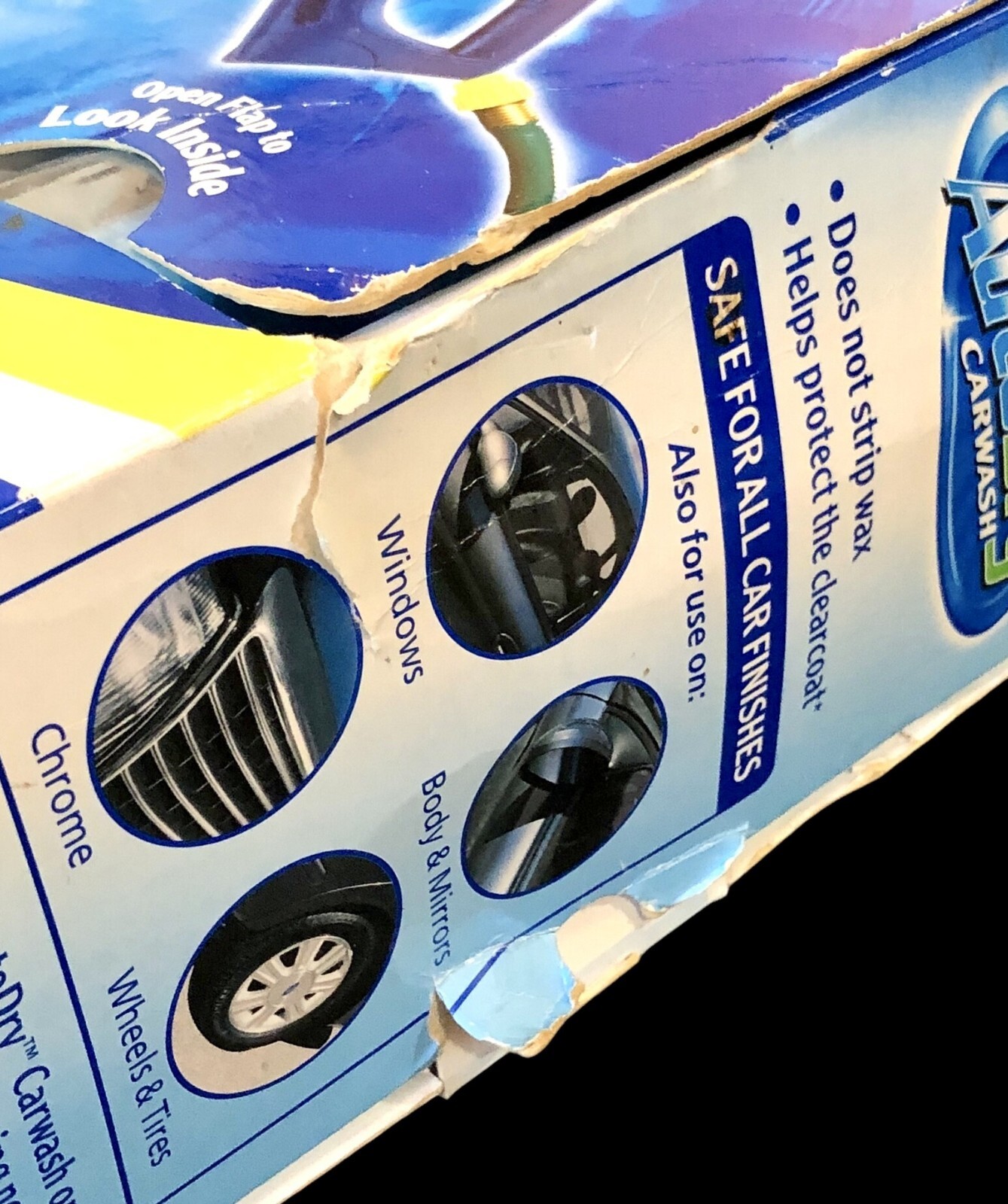 Mr Clean Auto Dry Car Wash System Autodry Device 6.7 oz Soap Filter box damaged