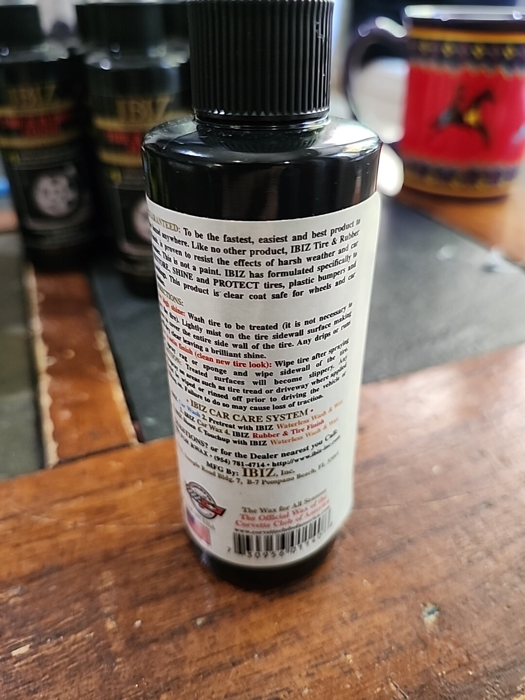 Ibiz World Class TIRE & RUBBER Finish 4 oz.