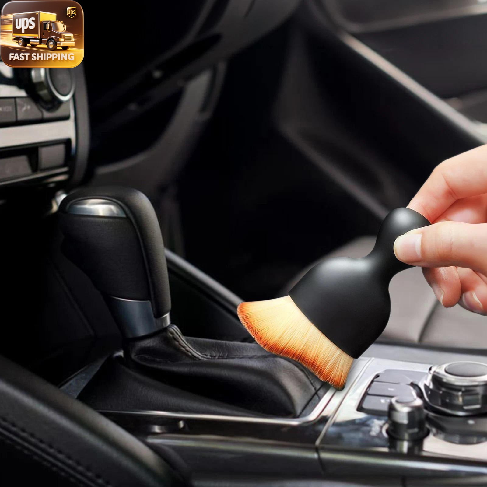 Premium Soft Bristle Auto Interior Cleaning Brush Dashboard Display Gap Duster