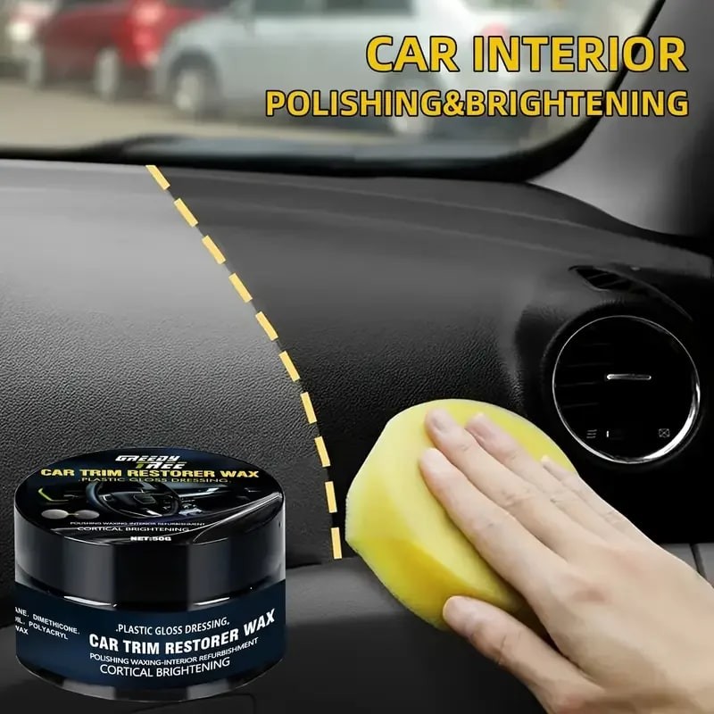Car Plastic Repair Wax Interior Panel Renewal Coating Agent Polish