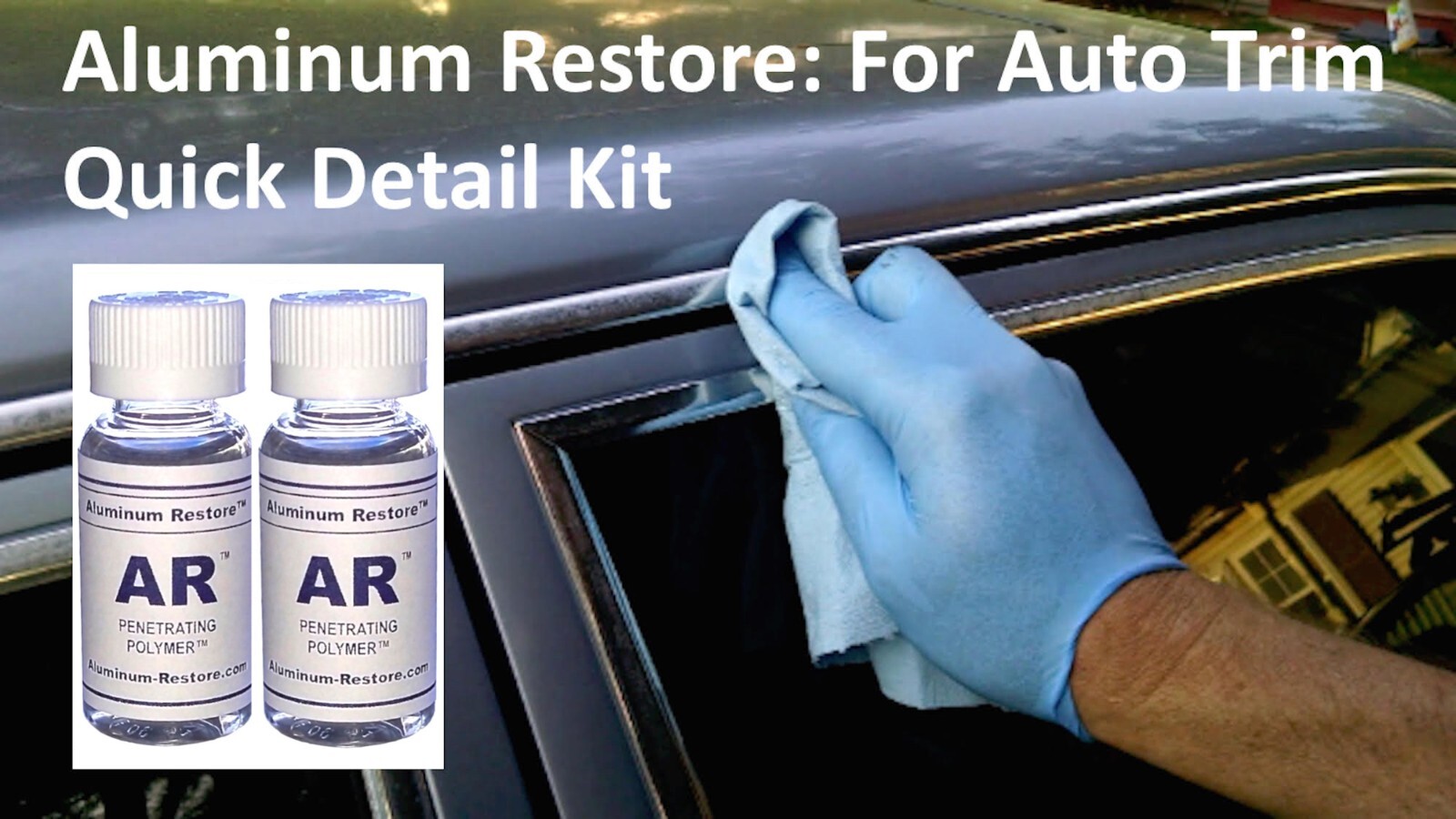 Aluminum Restore – Classic 2 Bottle: Anodized Auto Trim “Quick Polish” Kit