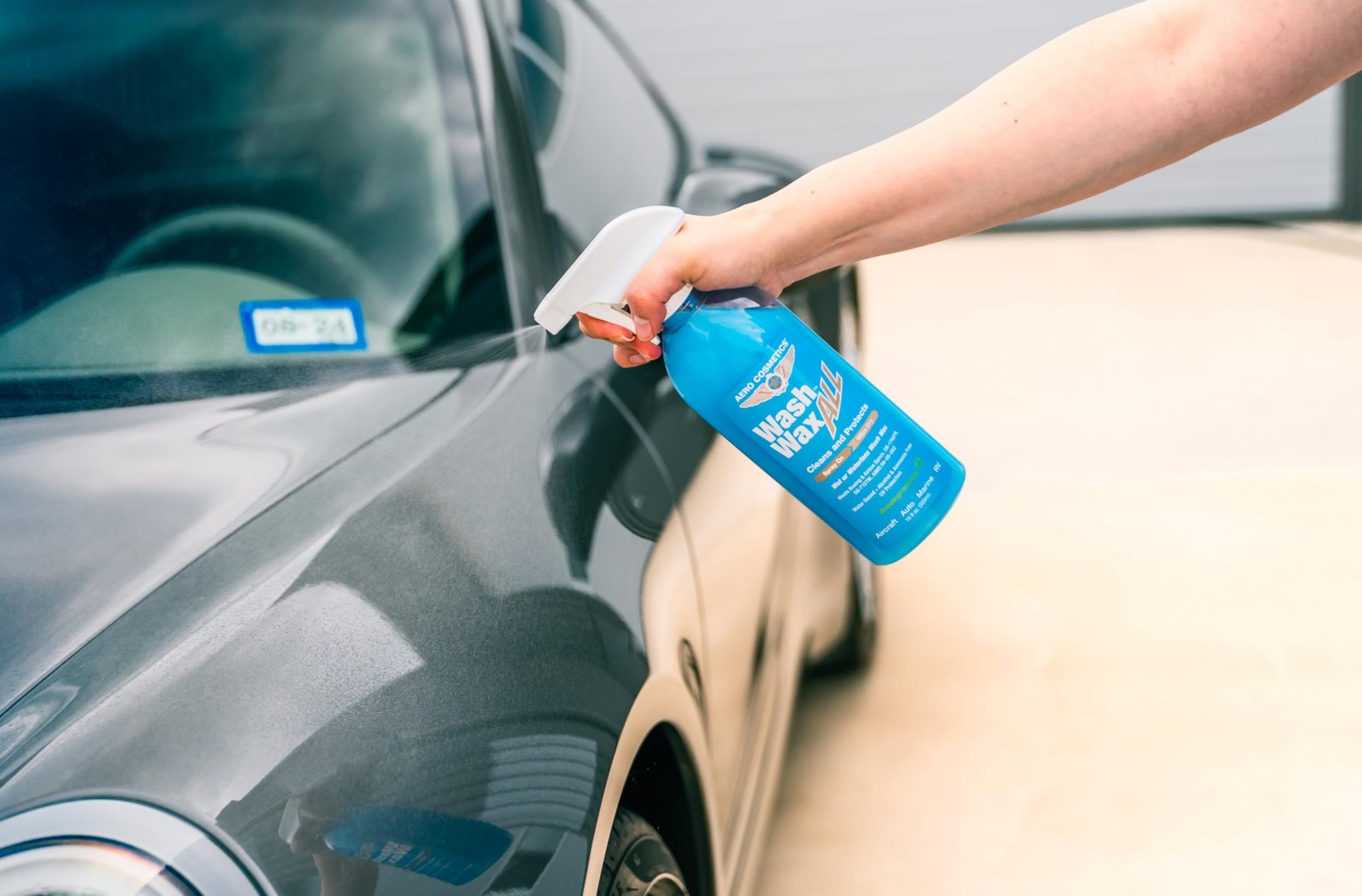Wet or Waterless Car Wash Wax 32 Fl. oz, UV Protection. 32 Ounce (Pack of 1)
