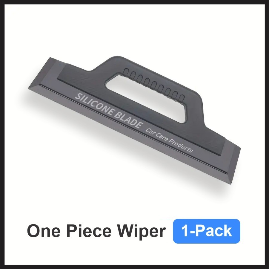 Silicone Car Wiper Blade Large Handle, Scratch Resistant, Wash, Rain, and Snow