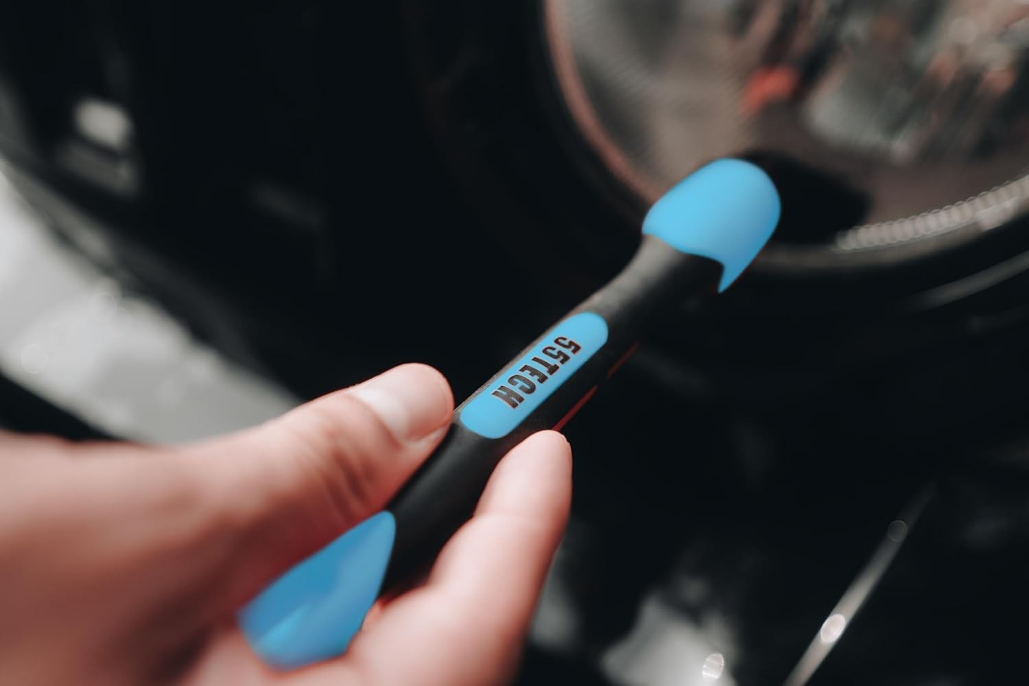 Preimum Car Detailing Brush Set – 5 Pack Auto Detail Kit for Automotive, BLUE