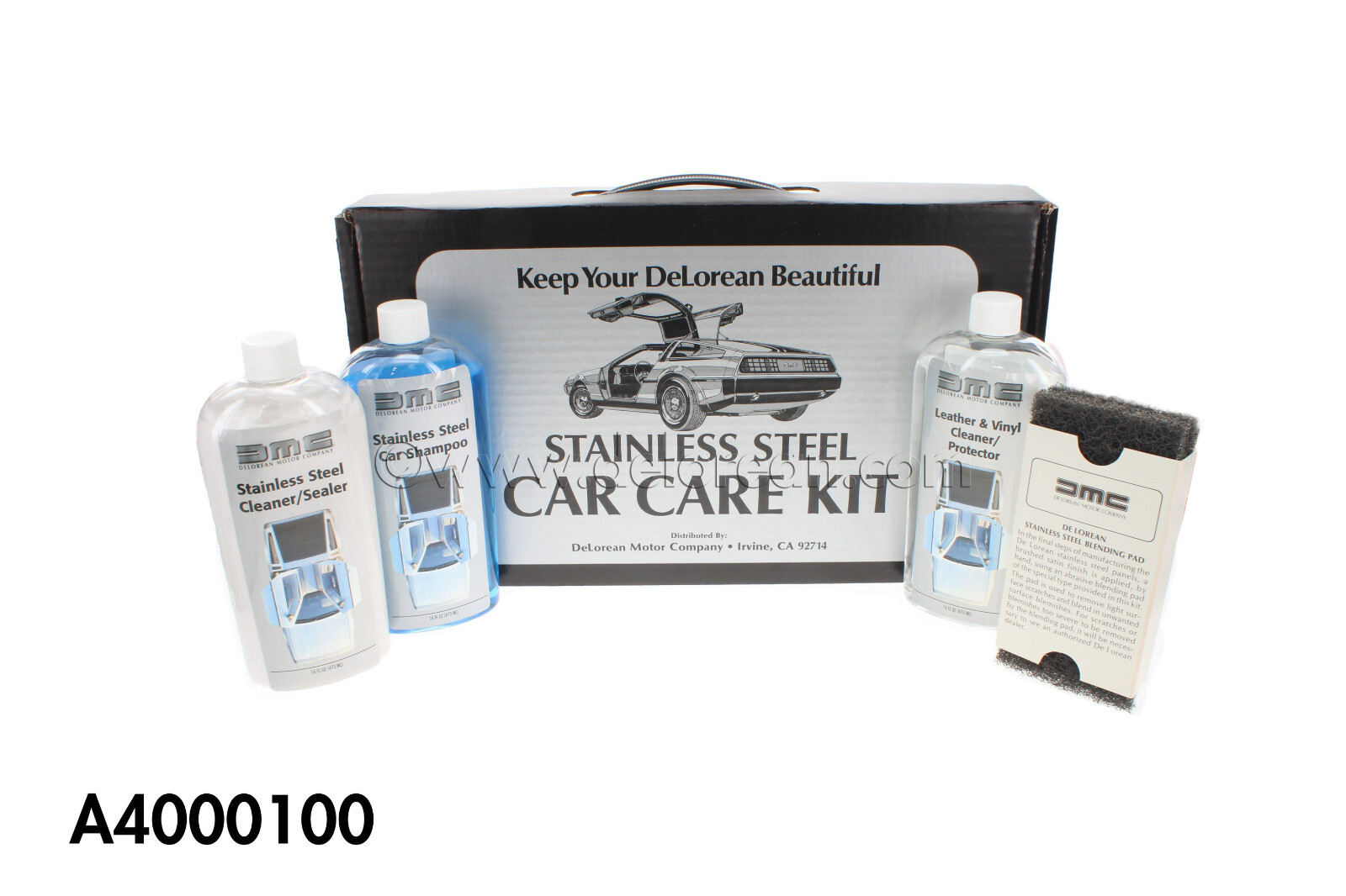 DELOREAN DMC CAR CARE KIT WITH BOX – A4000100