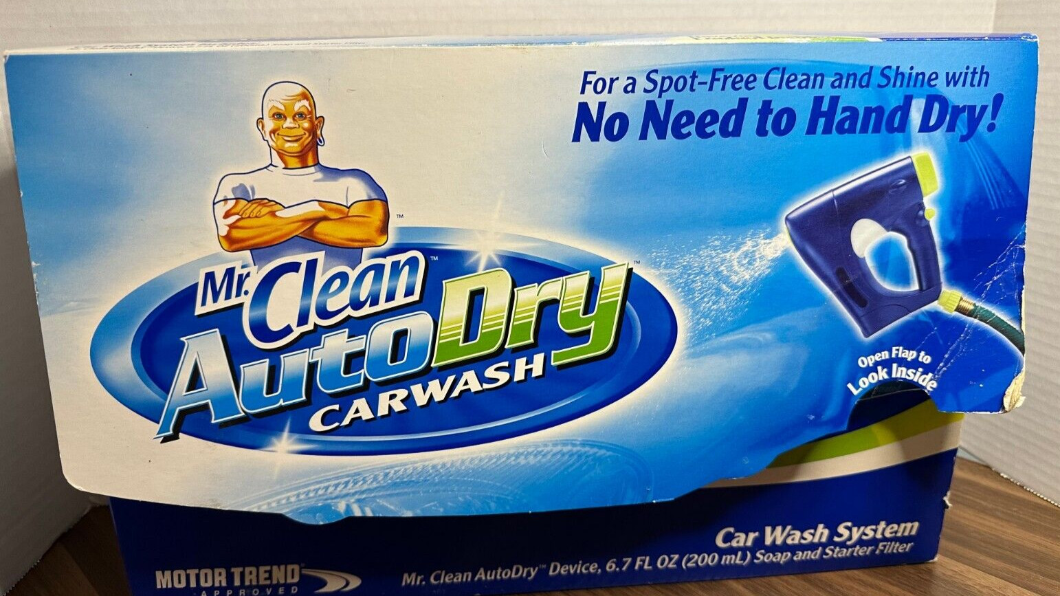 Mr. Clean AutoDry Car Wash System Starter Kit Brand New With Soap And Filter!