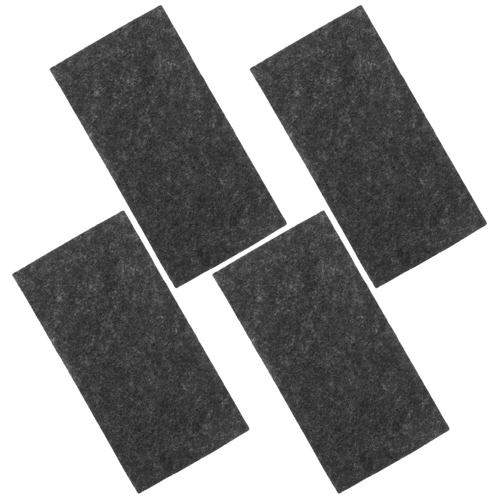 4Pcs Durable Nano Car Scratch Remover Cloth for Vehicle Paint Restoration Grey