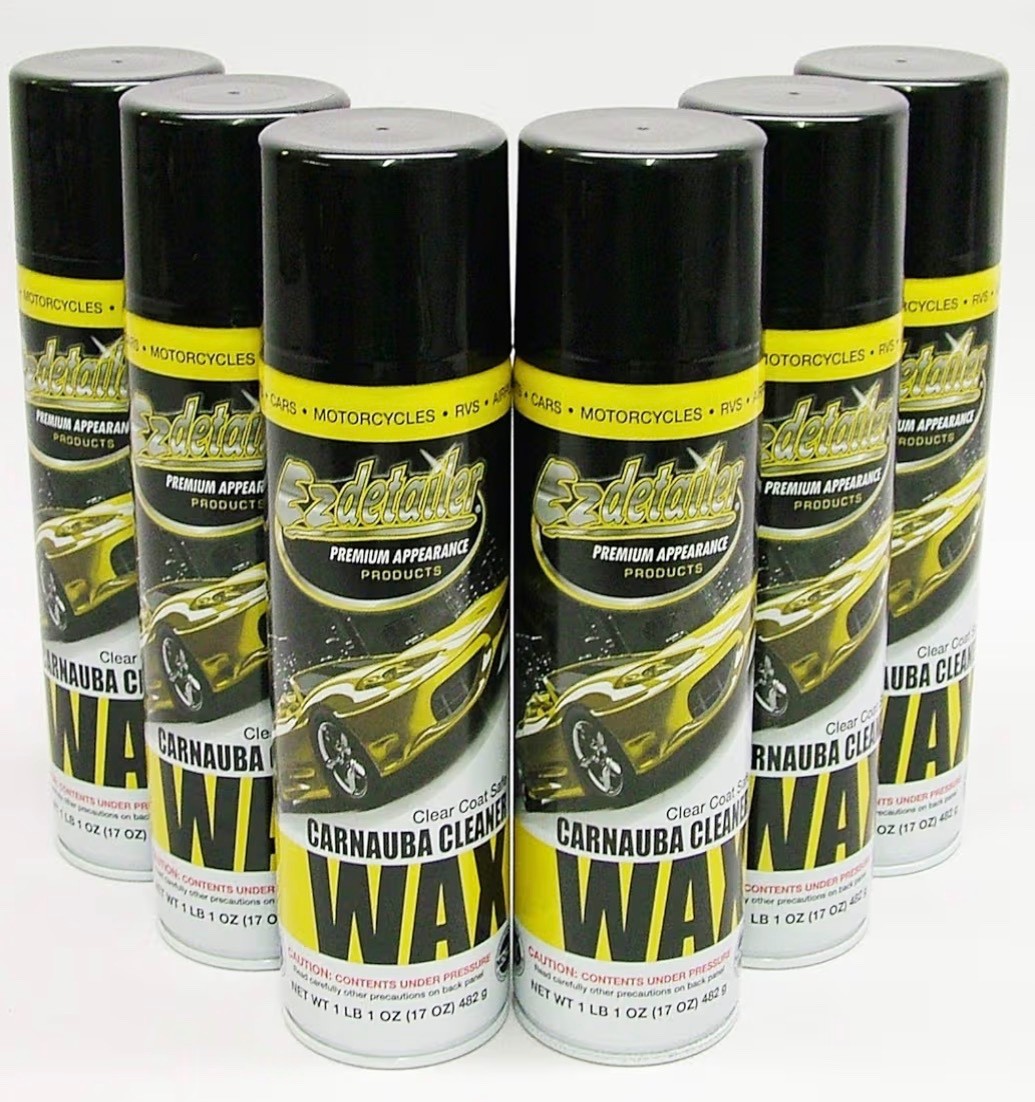 EZ Detailer Waterless Cleaning Wash & Wax with Carnauba, 6-Pack. FREE Shipping