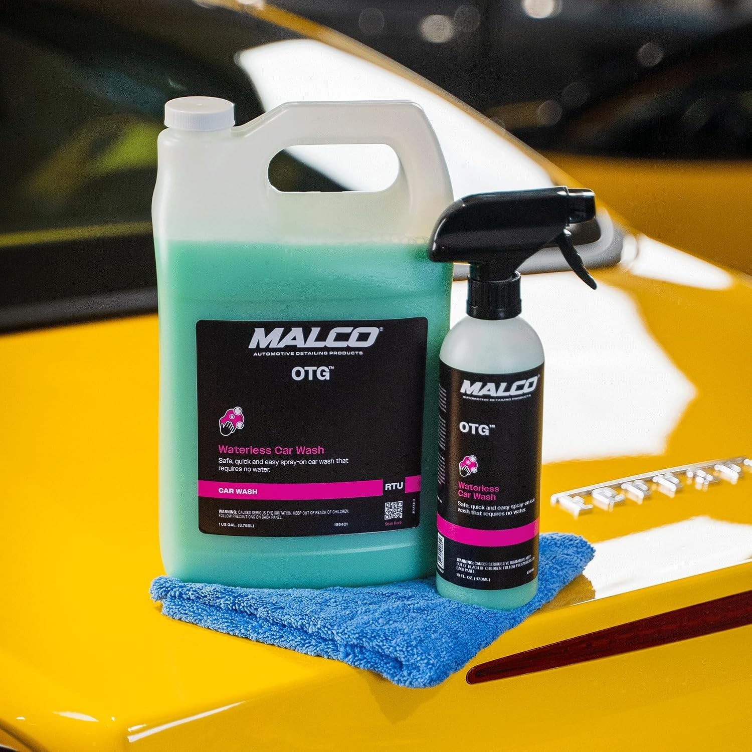 Ultimate 1 Gallon Waterless Car Wash – Protects and Shines Without Water