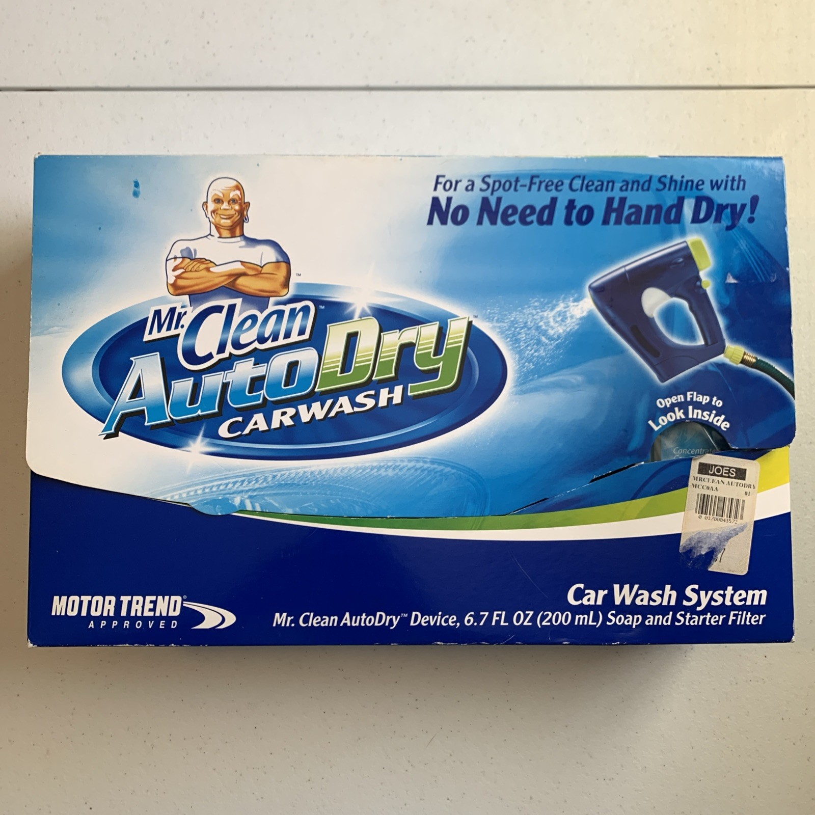 NEW Mr. Clean AutoDry Car Wash System Starter Kit With Soap & Filter