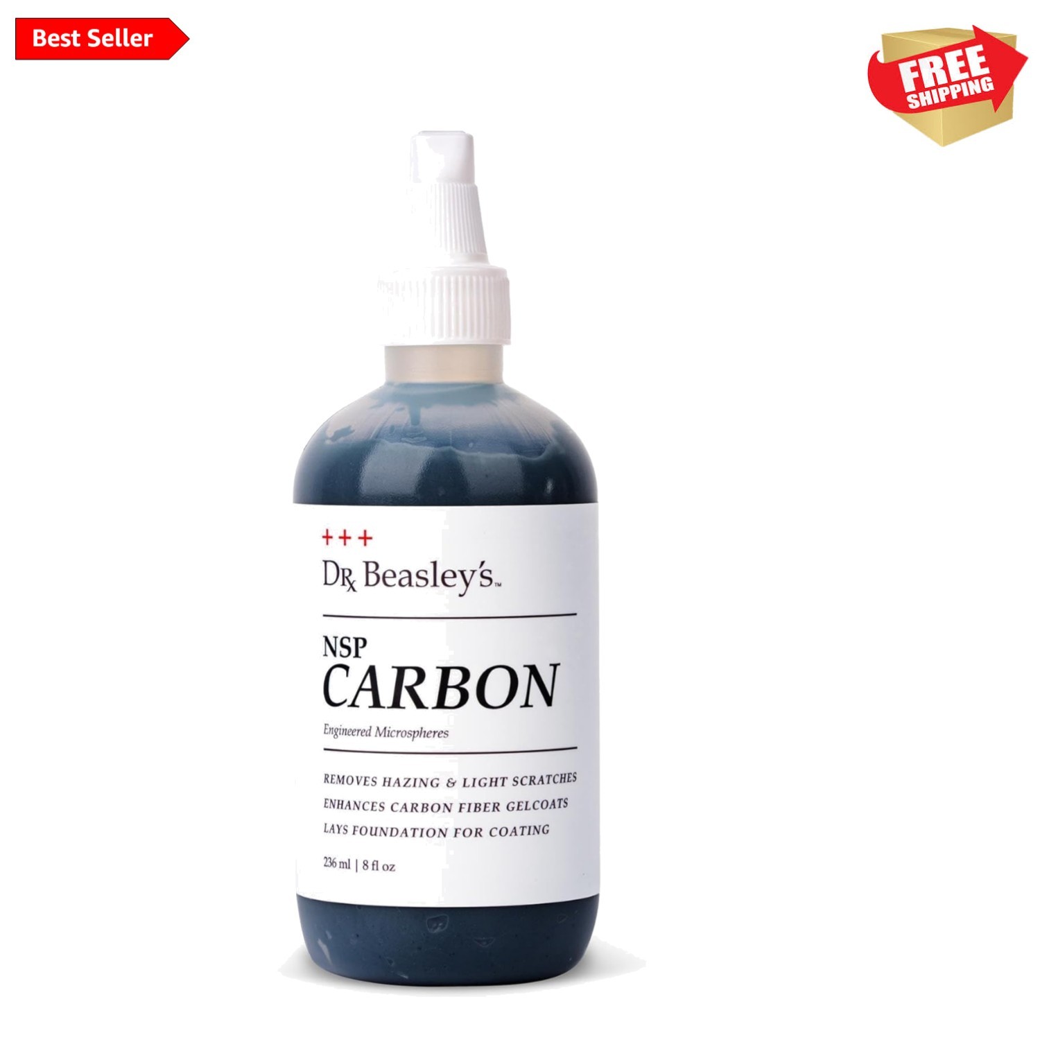 NSP 8oz Carbon Glaze – Restore Clarity to Carbon Fiber Surfaces, Non-Abrasive