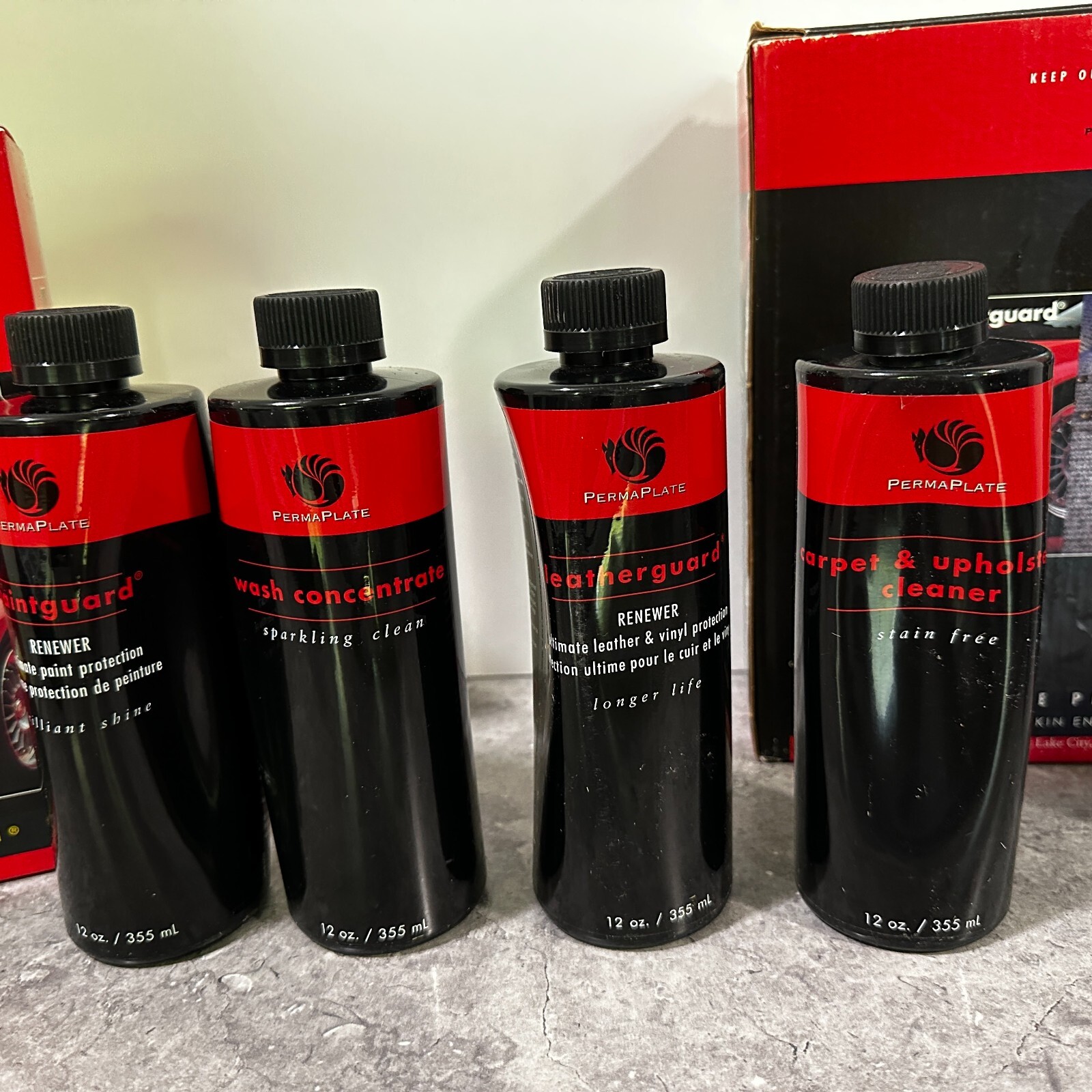 Perma Plate Automotive Protection System Paint Guard Fiber Guard Leather Guard