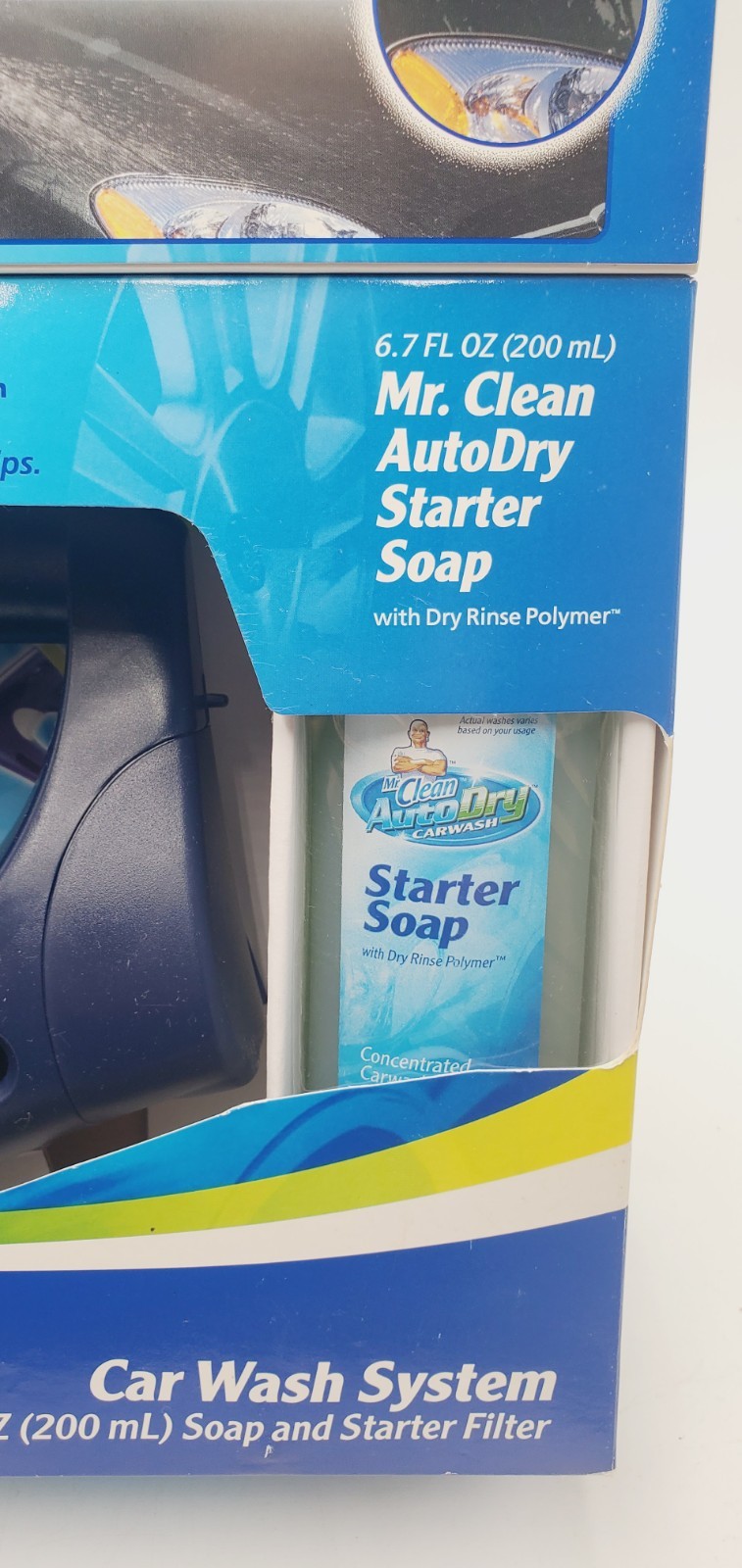 New Mr. Clean AutoDry Carwash System Auto Car Detail Kit Soap Filter Sprayer