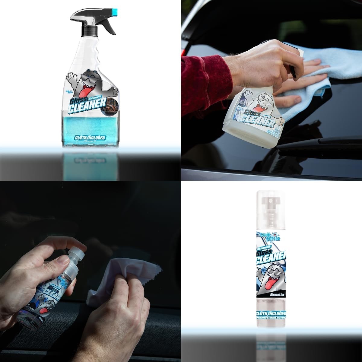 Compact Car Cleaning Essentials Kit for Interior & Exterior – Perfect Gift Idea