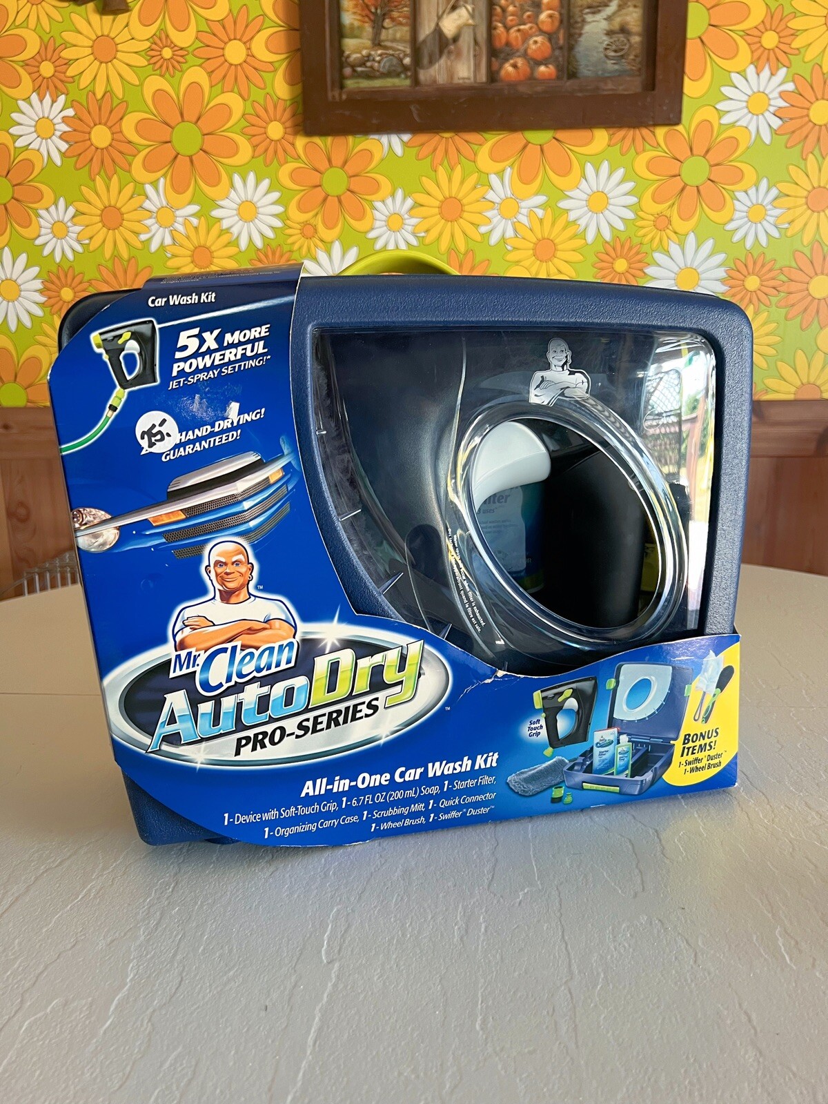 New! Mr. Clean AUTO DRY Pro-Series ALL IN ONE CAR WASH KIT *Complete*
