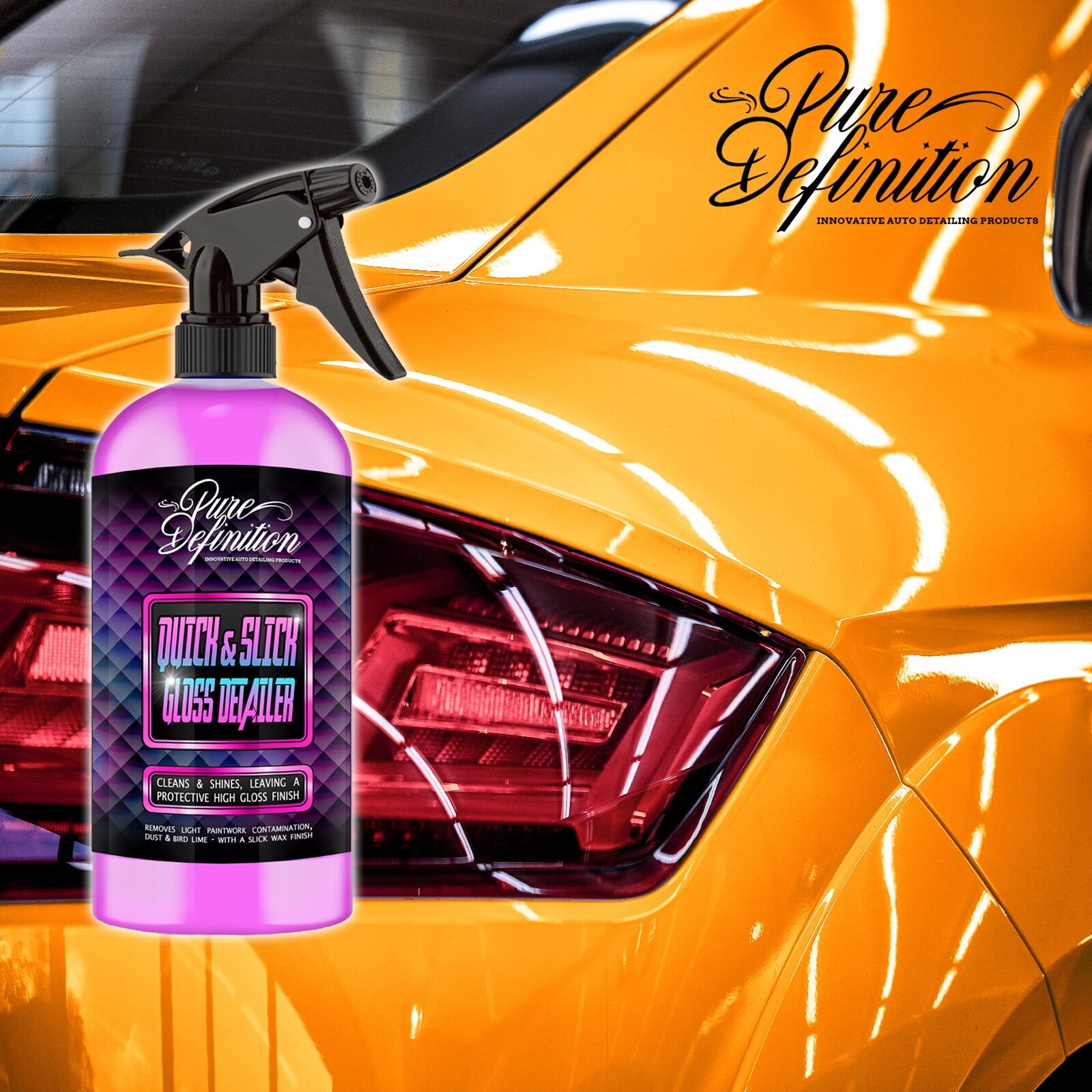 Car Clay Bar Quick Detailer Kit Auto Detailing Claybar Cleaning Pure Definition