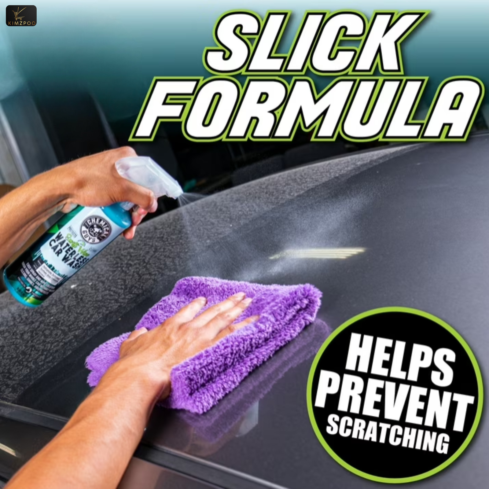 Chemical Guys Swift Wipe Waterless Car Wash 16 oz, Waterless Car Cleaning Spray