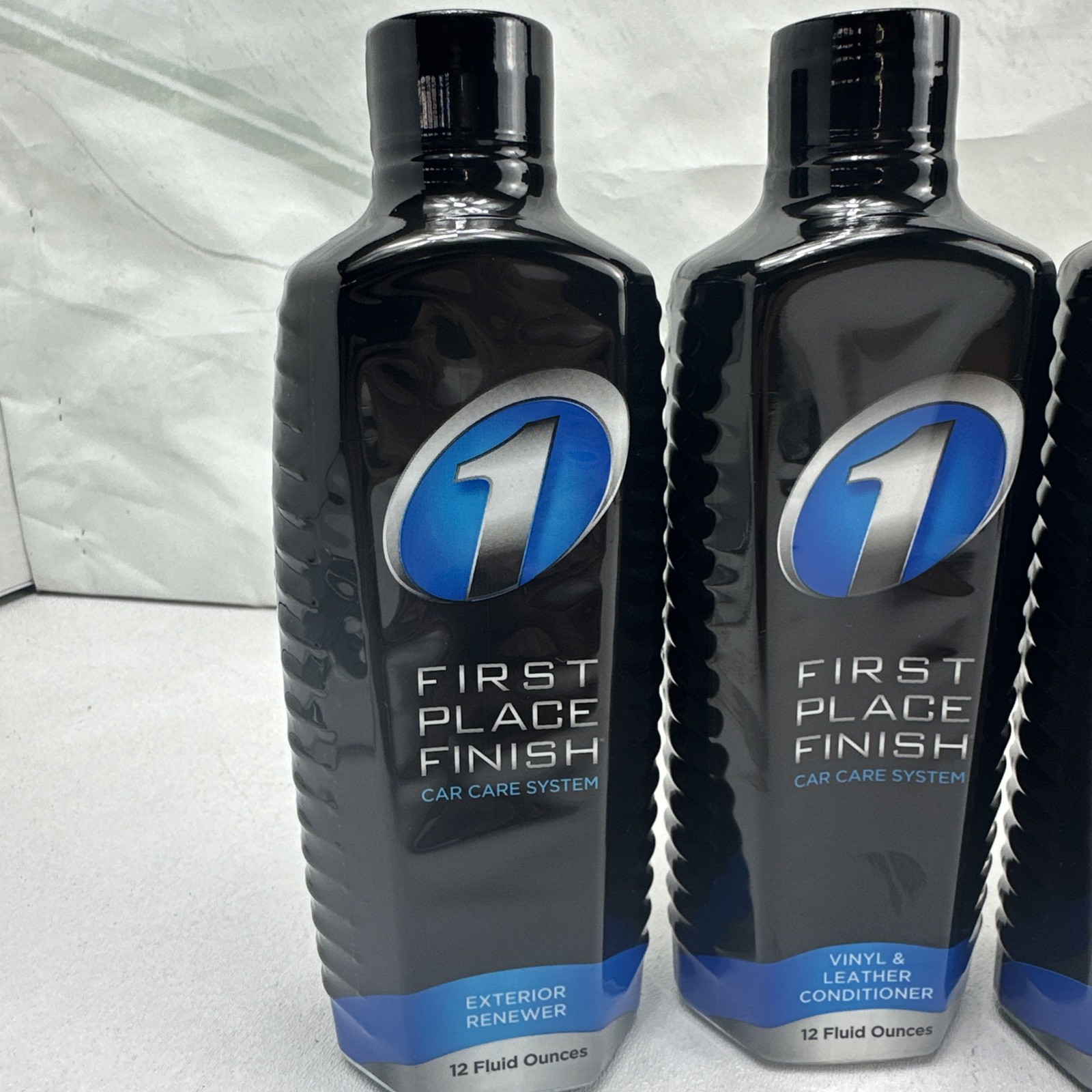 First Place Finish Car Care Products System 12 OZ. Kit 4 Bottle Set ~ 12 oz ea.