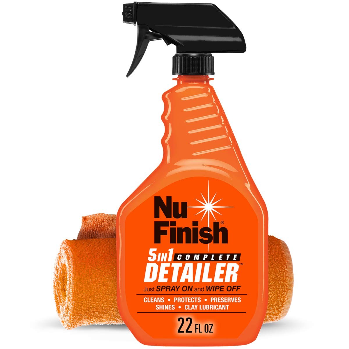 5in1 Detailer Spray with Microfiber Towel, 22 Oz Protect & Preserve Finish
