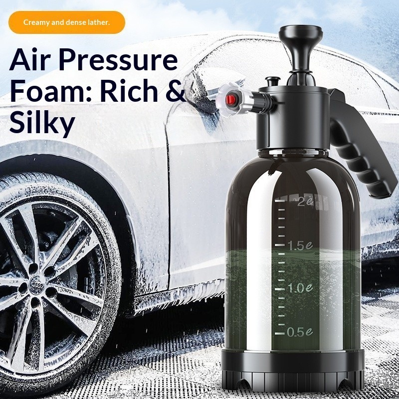 2L Car Wash Pump Foam Sprayer Hand Held Wash Spray Bottle Snow Foam Detailing US